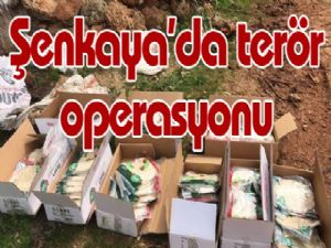 Şenkaya'da terör operasyonu