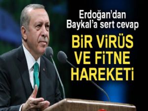 Cumhurbaşkanı Erdoğan'dan Deniz Baykal'a sert cevap