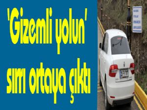 'gizemli yolun' sırrı ortaya çıktı