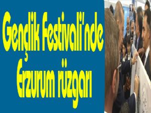 Gençlik Festivali'nde Erzurum rüzgarı