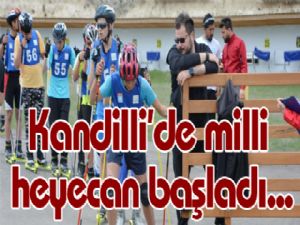 Kandilli'de milli heyecan başladı...