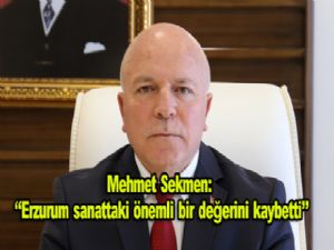 Başkan Sekmen: 