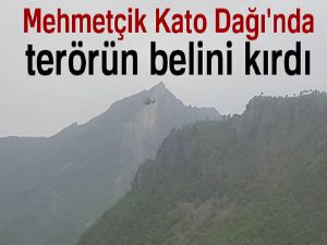 Mehmetçik Kato Dağı'nda terörün belini kırdı