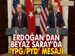 Erdoğan'dan Beyaz Saray'da 