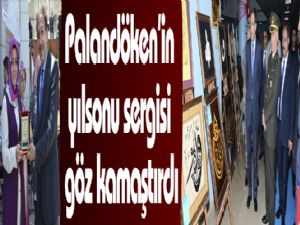 Palandöken Belediyesi'nin yılsonu sergisi göz kamaştırdı