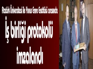 Atatürk Üniversitesi ile Yunus Emre Enstitüsü arasında iş birliği protokolü imzalandı