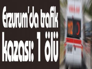 Erzurum'da trafik kazası: 1 ölü