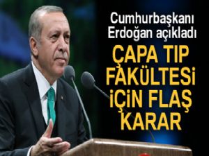 Cumhurbaşkanı Erdoğan: 'Çapa hastanesi taşınıyor'