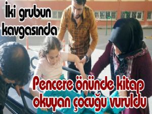Av tüfeğiyle ateş açan şüpheli, pencere önünde kitap okuyan çocuğu vurdu