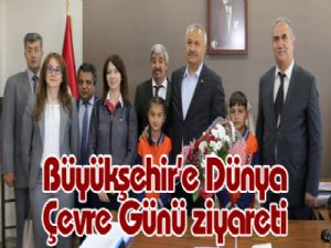 Büyükşehir'e Dünya Çevre Günü ziyareti