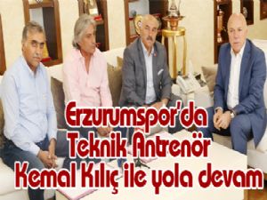Erzurumspor'da Teknik Antrenör Kemal Kılıç ile yola devam