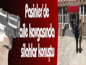 Pasinler'de silahlı kavga: 2 yaralı