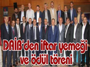 DAİB'den iftar yemeği ve ödül töreni