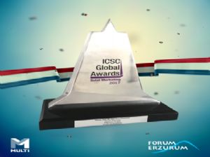 Uluslararası Alışveriş Merkezleri Konseyi ICSC'den Forum Erzurum'a gümüş ödül