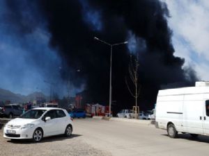 Erzurum'da yangın korkuttu