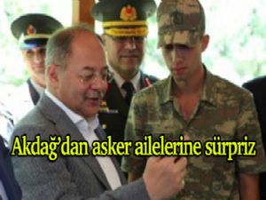 Sağlık Bakanı Recep Akdağ'dan asker ailelerine sürpriz