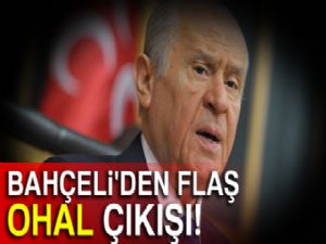 MHP lideri Bahçeli: 'OHAL devam etmelidir'