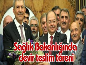 Sağlık Bakanlığında devir teslim töreni