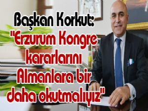 Başkan Korkut: 