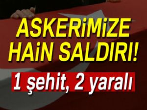 Siirt'te askeri taşıyan sivil araca hain saldırı: 1 şehit, 2 yaralı