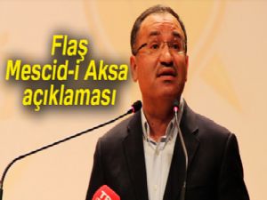 Bekir Bozdağ'dan Mescid-i Aksa açıklaması