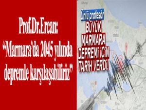 Büyük Marmara depremi için tarih verdi!