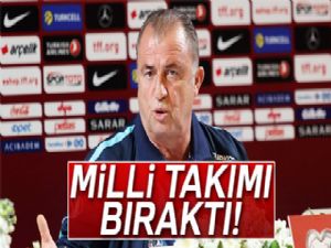 Ve Fatih Terim Milli Takım'ı bıraktı