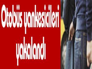 Otobüs yankesicileri yakalandı