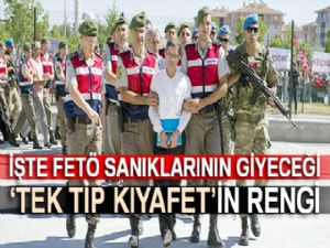 FETÖ sanıkları badem rengi 'tek tip' kıyafet giyecek