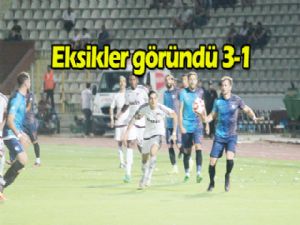 Eksikler göründü 3-1