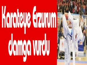 Karateye Erzurum damgası