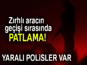 Cizre'de zırhlı aracın geçişi sırasında patlama: 4 polis yaralandı