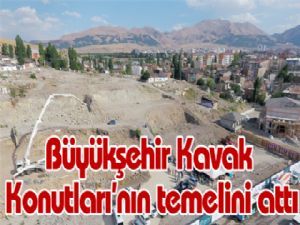 Büyükşehir Kavak Konutları'nın temelini attı