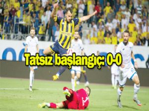 Tatsız başlangıç: 0-0