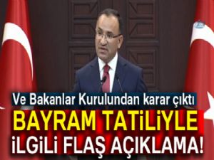 Milyonlarca kişinin beklediği haber! Kurban Bayramı tatili...