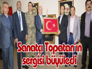 Sanatçı Topatan'ın sergisi büyüledi