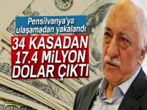 FETÖ'nün 34 kasasından 17.4 milyon dolar çıktı