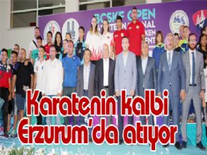 Karatenin kalbi Erzurum'da atıyor