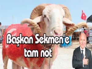 Başkan Sekmen'e TAM NOT