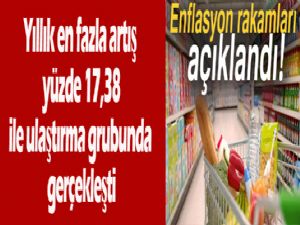 Enflasyon rakamları açıklandı!