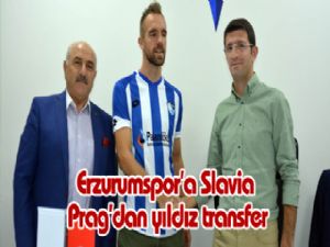 Erzurumspor'a Slavia Prag'dan yıldız transfer