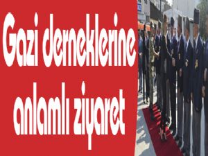 Gazi derneklerine anlamlı ziyaret