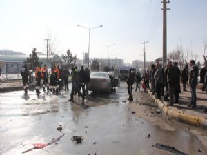 ERZURUM'DA TRAFİK KAZASI: 3 YARALI