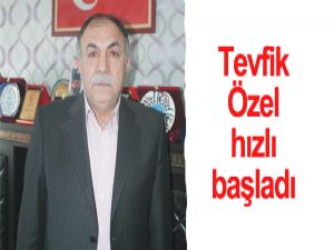 Tevfik Özel hızlı başladı