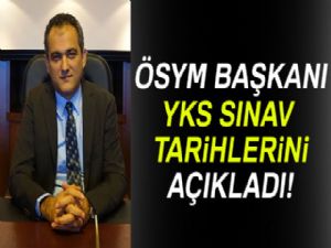 ÖSYM Başkanı Prof. Dr. Özer: 'YKS'ya başvuru Mart ayı içinde yapılacak'