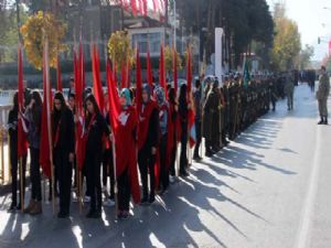 Erzurum'da 29 Ekim Cumhuriyet Bayramı etkinliklerinin provası yapıldı