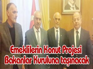 Emeklilerin Konut Projesi Bakanlar Kuruluna taşınacak