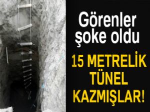 15 metrelik tünel kazmışlar: 13 defineci gözaltına alındı