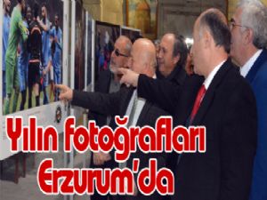 Yılın fotoğrafları Erzurum'da