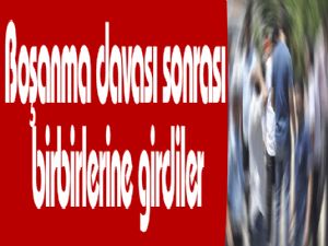 Boşanma davası sonrası birbirlerine girdiler